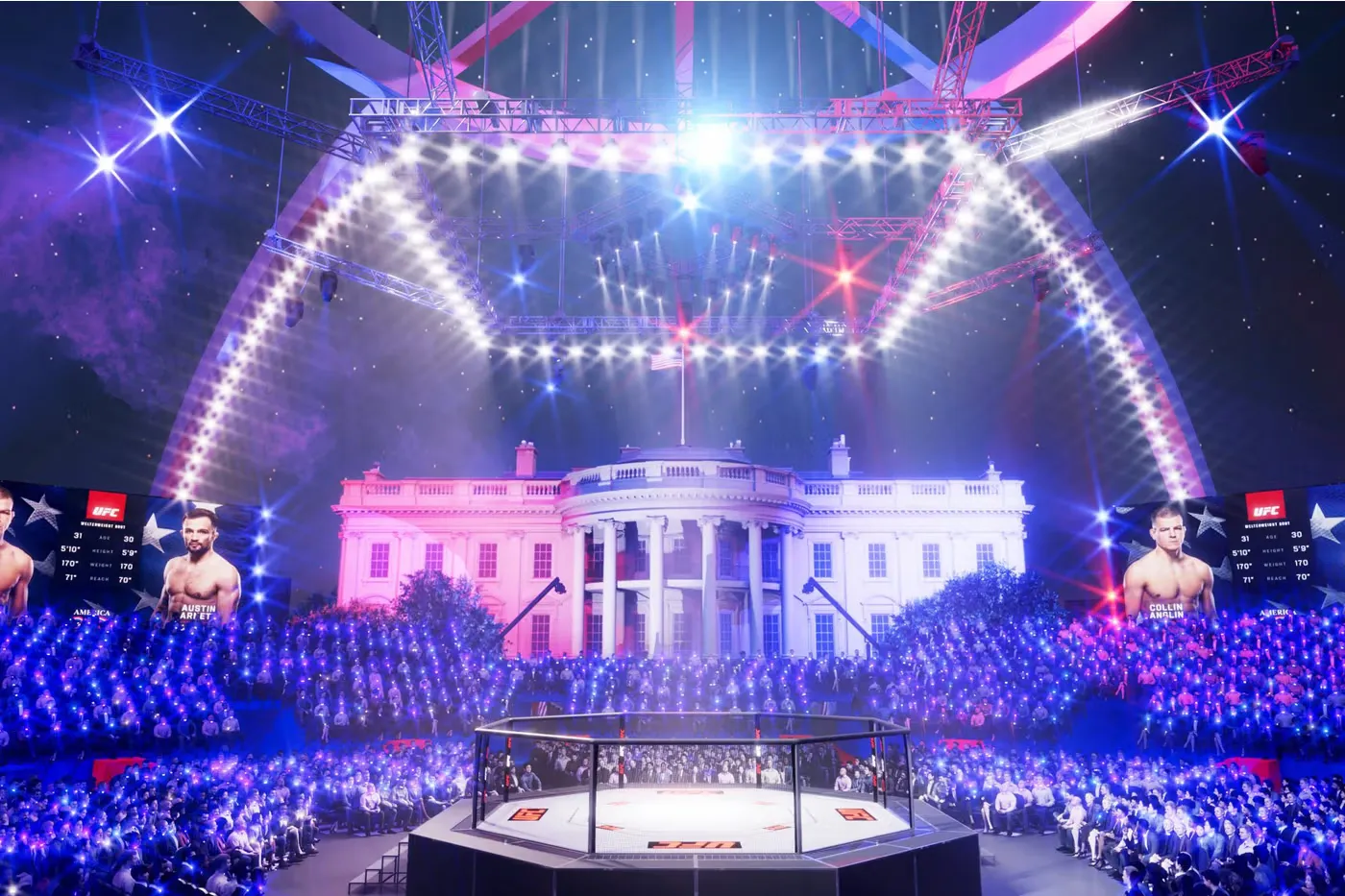 White House to Host Historic UFC Event on South Lawn in 2026