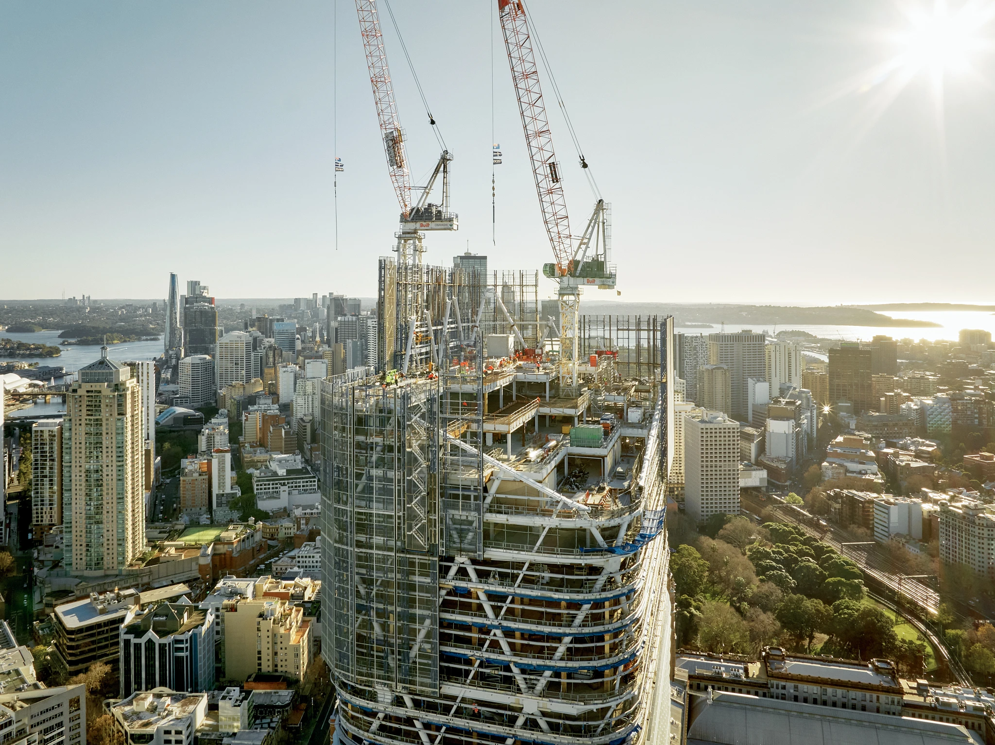 World’s Tallest Hybrid Timber Tower by SHoP and BVN Reaches Full Height in Sydney