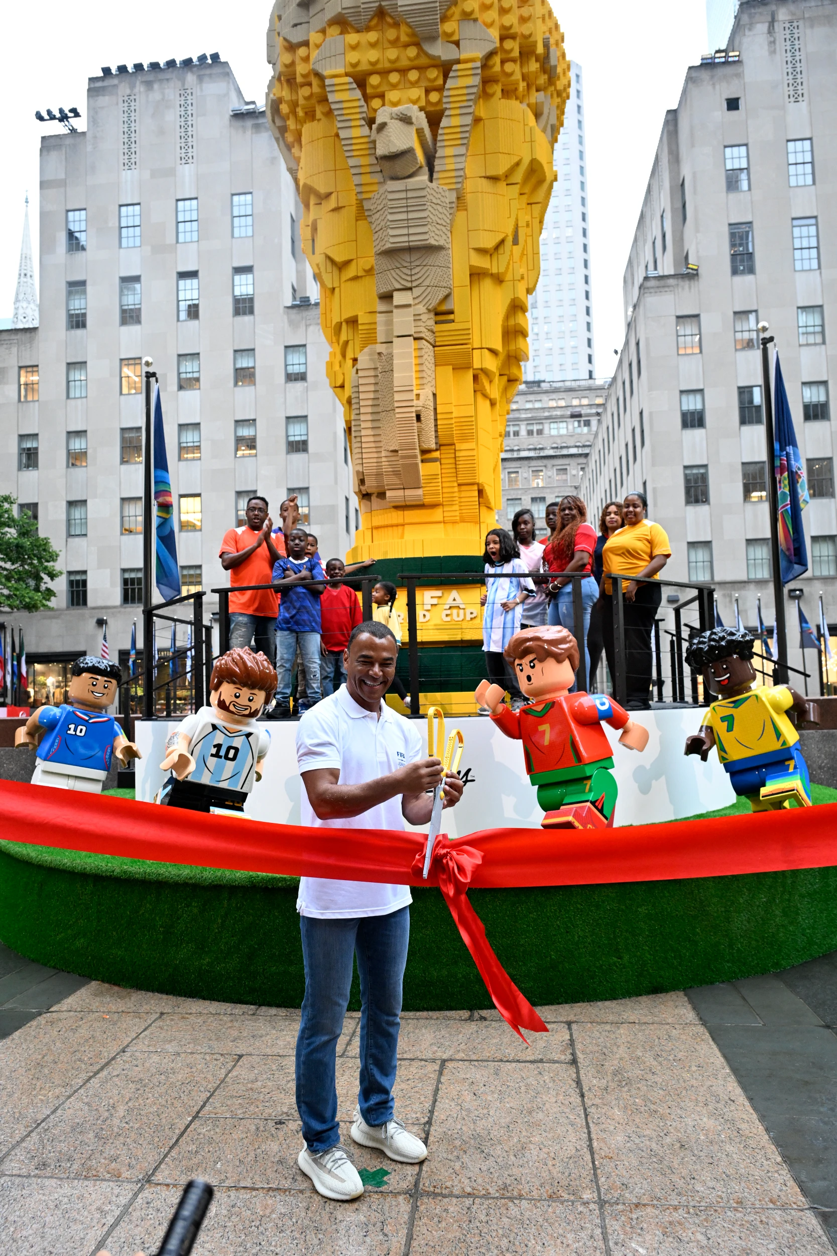 LEGO Builds the World's Biggest FIFA World Cup Trophy