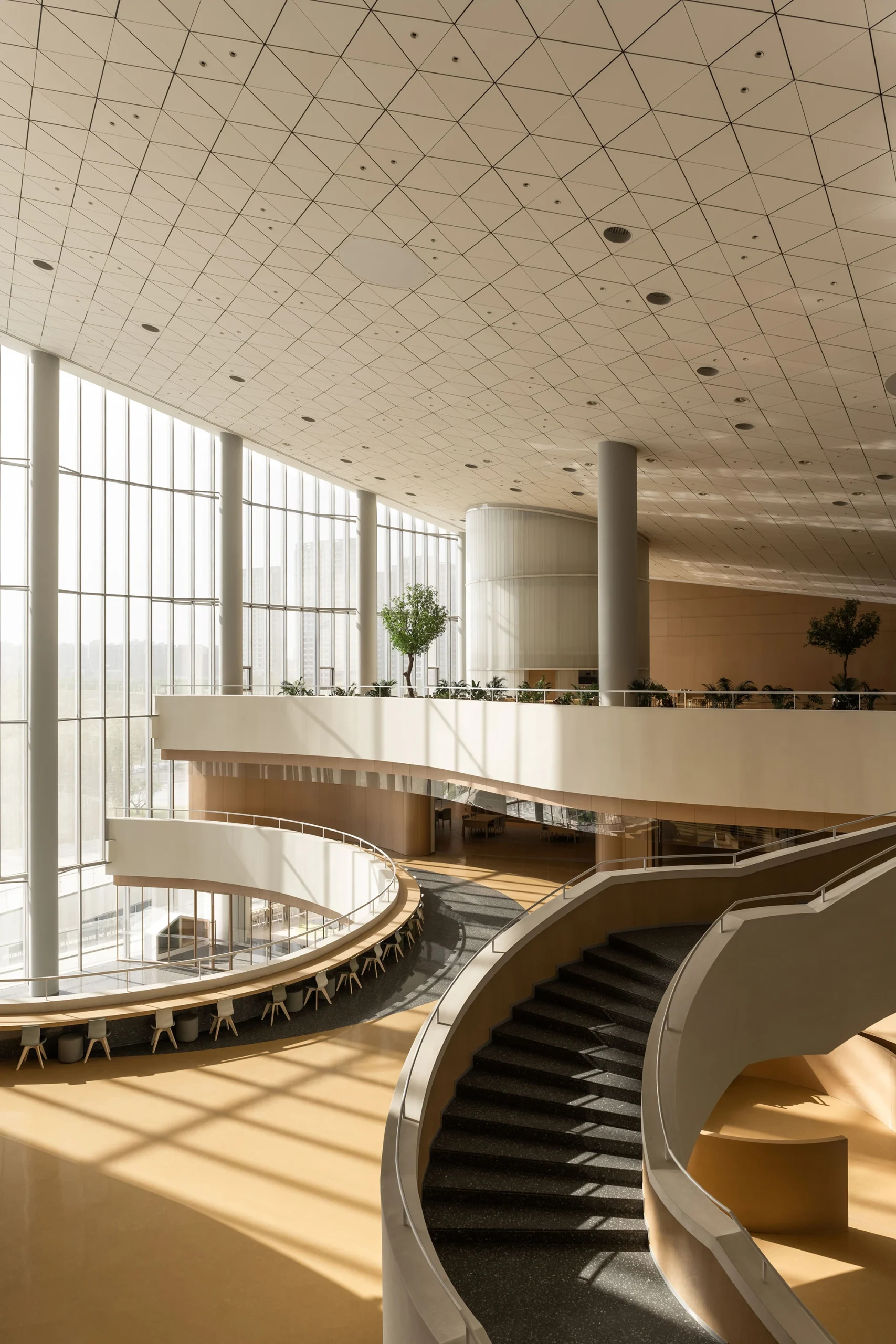 Chang'an Academy · Xi'an Public Library, designed by HONG Designworks