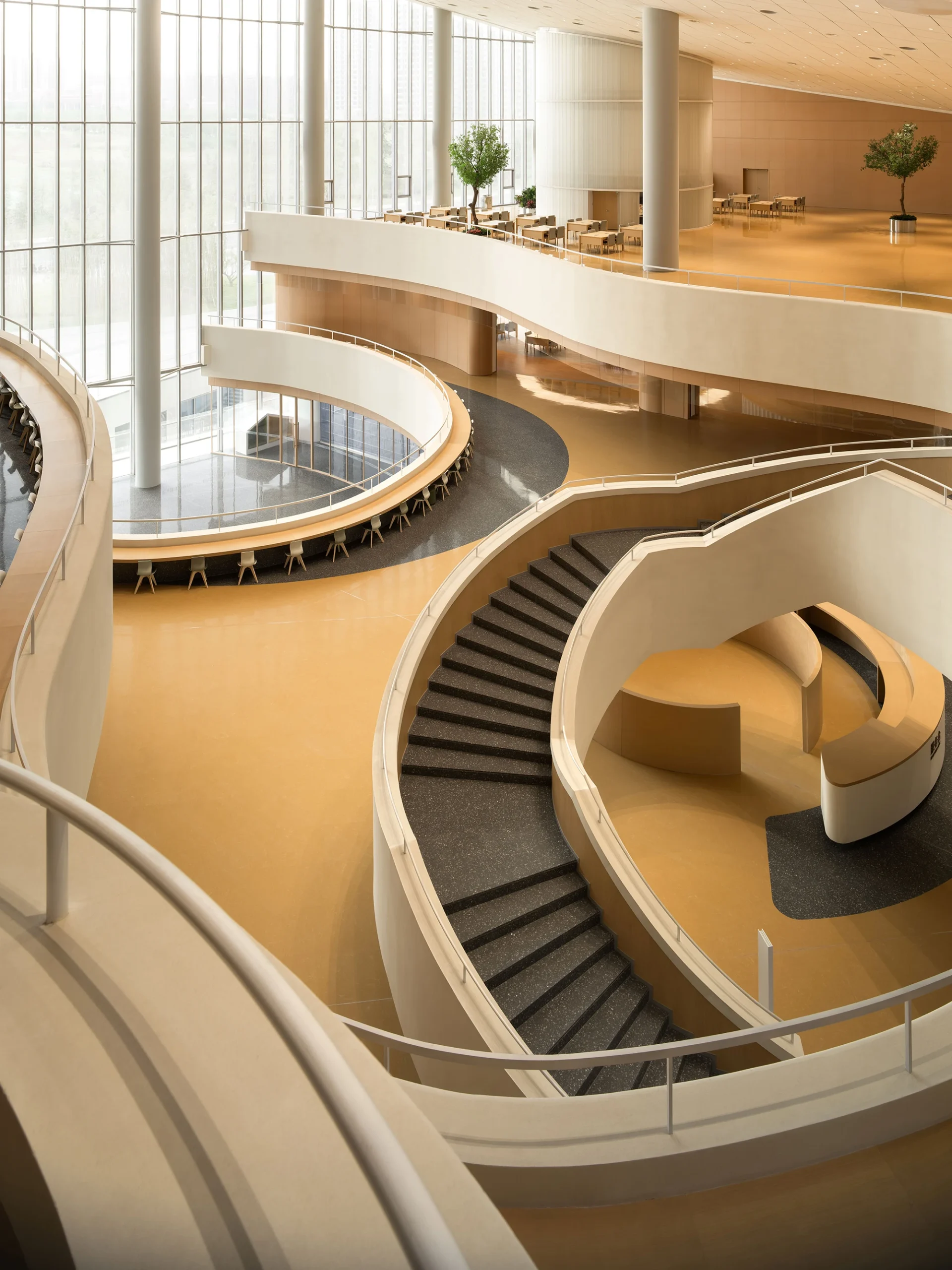 Chang'an Academy · Xi'an Public Library, designed by HONG Designworks