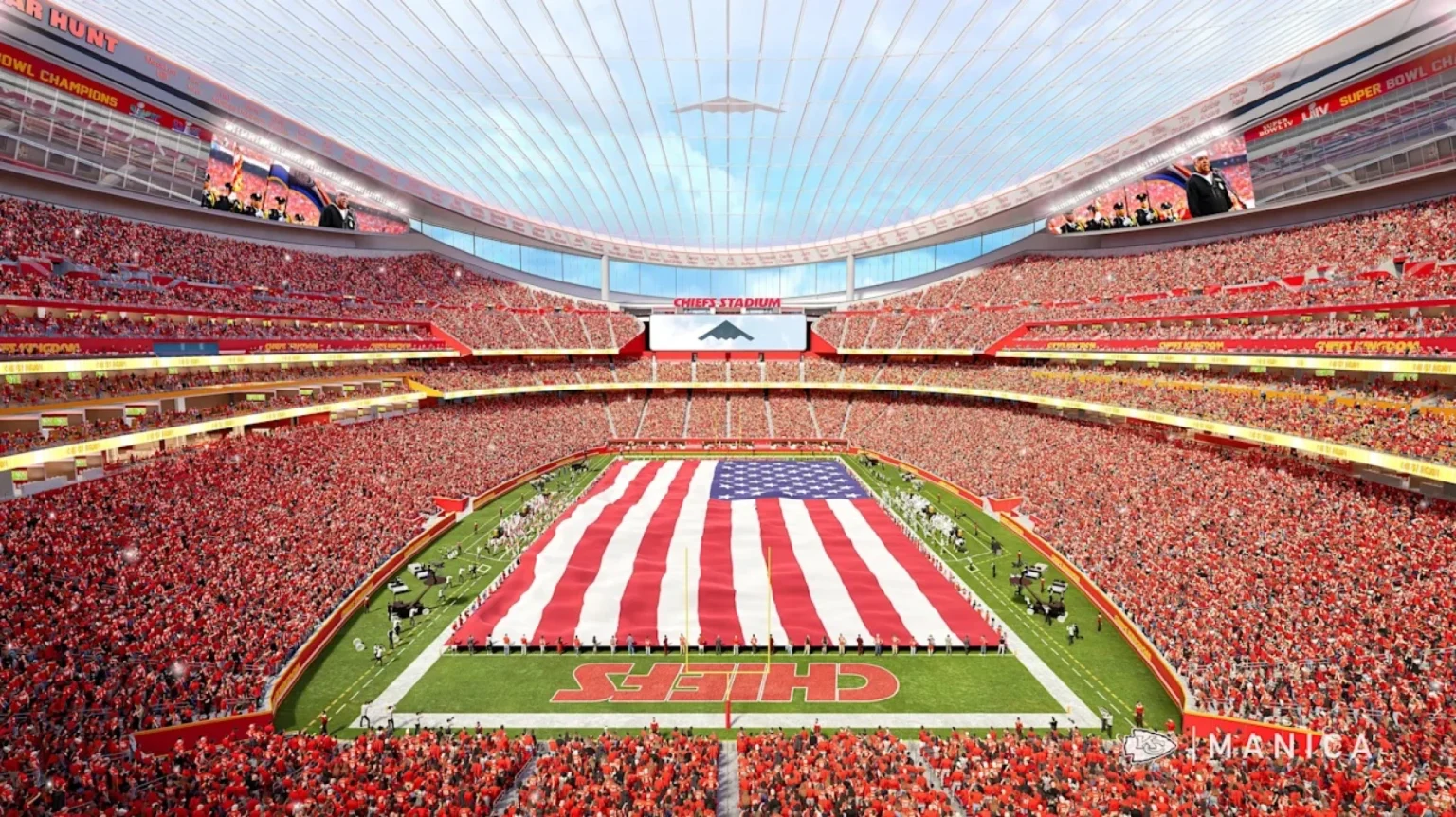 Kansas City Chiefs Reveal $3 Billion Stadium by MANICA Kansas City Chiefs MANICA