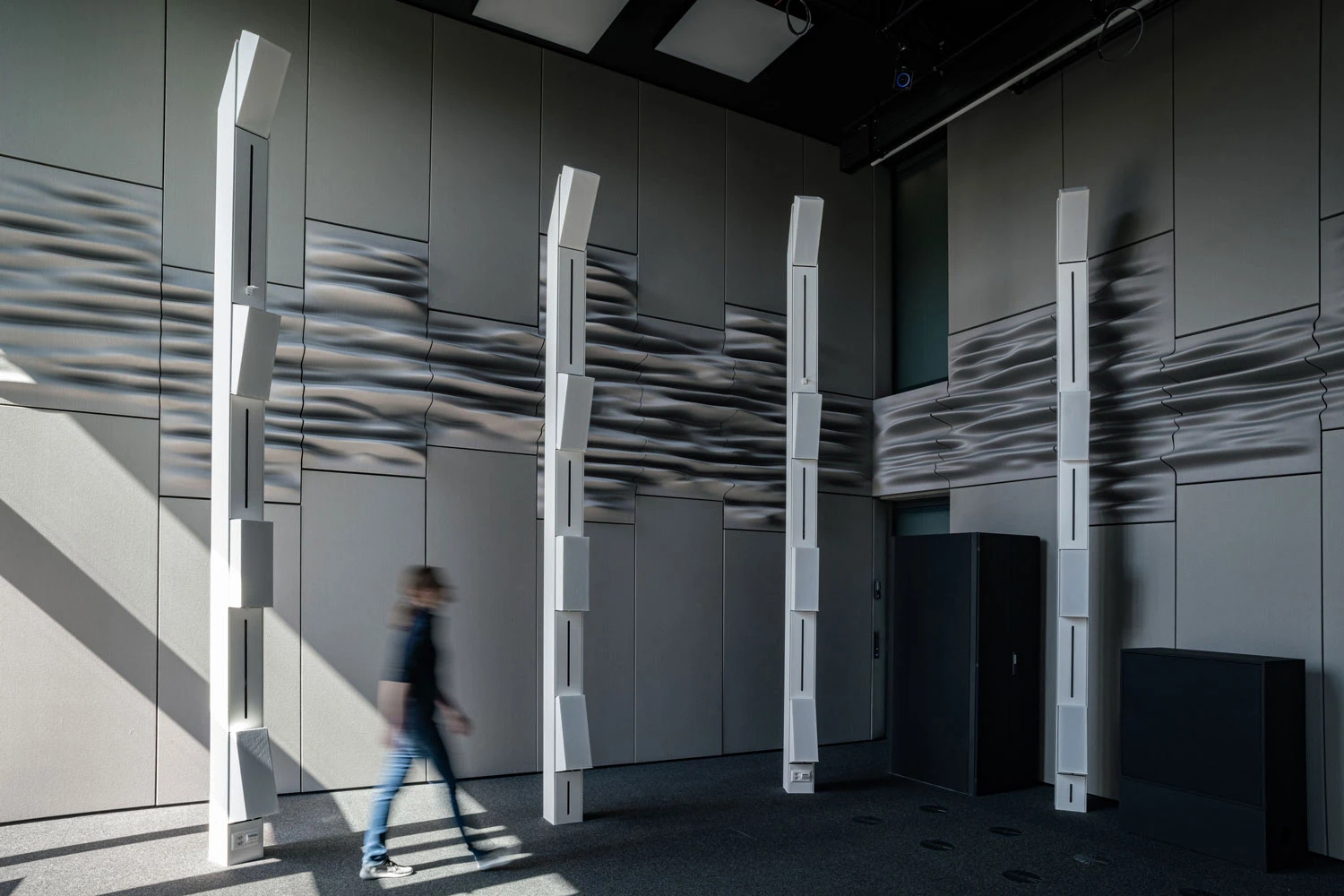 3D-printed panels by Gramazio Kohler Research merging acoustics with aesthetics 