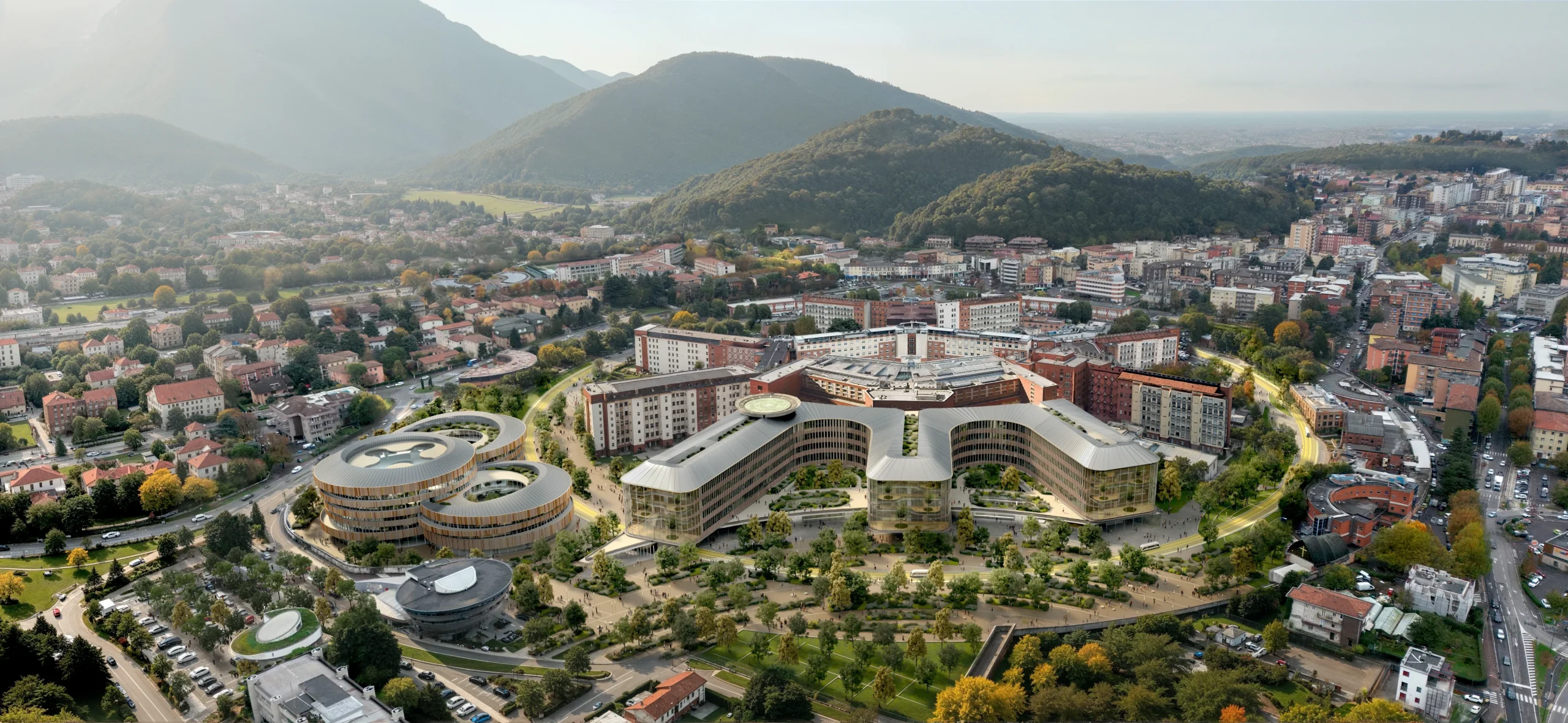 Carlo Ratti Associati's CareRing Creates a New Healthcare Campus in Brescia