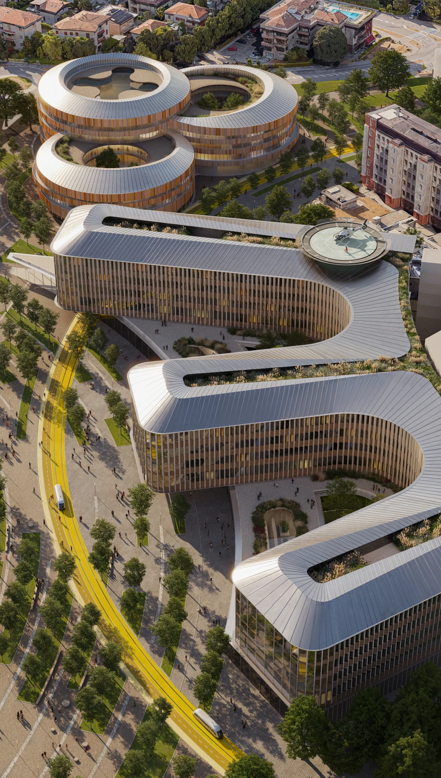 Carlo Ratti Associati's CareRing Creates a New Healthcare Campus in Brescia