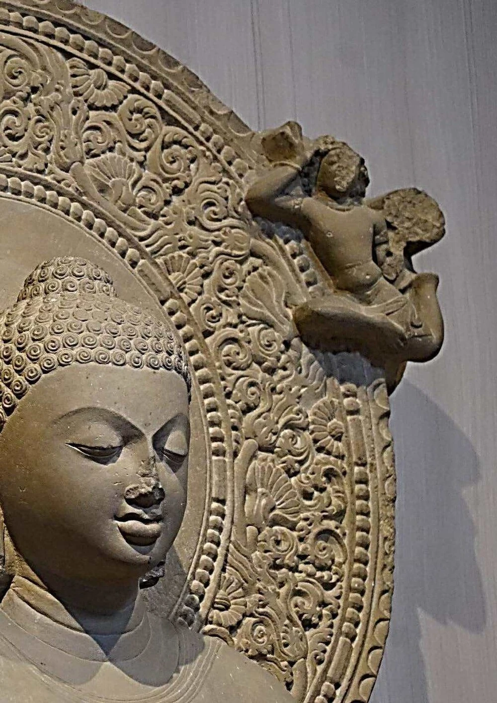 Statue of Buddha at Archaeological Museum Sarnath 