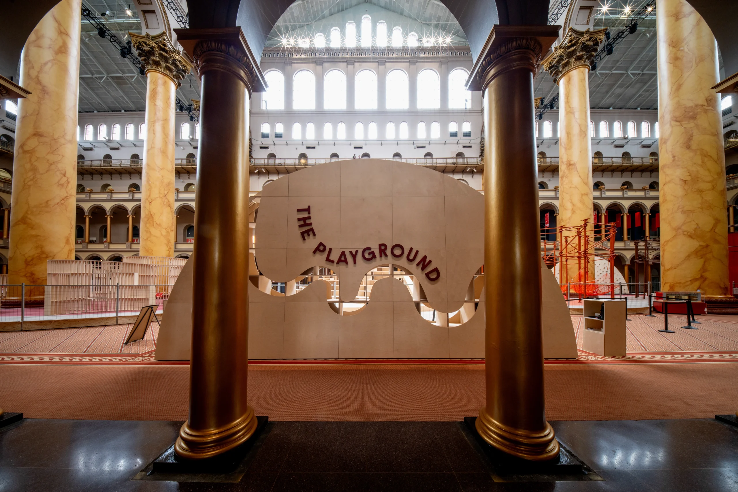 Snarkitecture Transforms the National Building Museum into an Immersive Indoor Playground